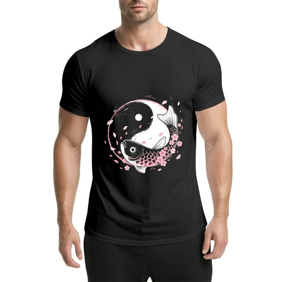 Black T Shirts for Men, Mens Graphic Tees, M5719160,S