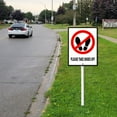thumbnail image 5 of Eveokoki Please Take Shoes Off Yard Sign with Stake 8x12inch Rustproof Outdoor Aluminum Sign for Yard Garden Lawn Street Outdoor, 5 of 6