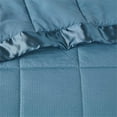 thumbnail image 6 of Madison Park Cambria Fabric Down Alternative Blanket w/ Satin Trim in Slate Blue, 6 of 8