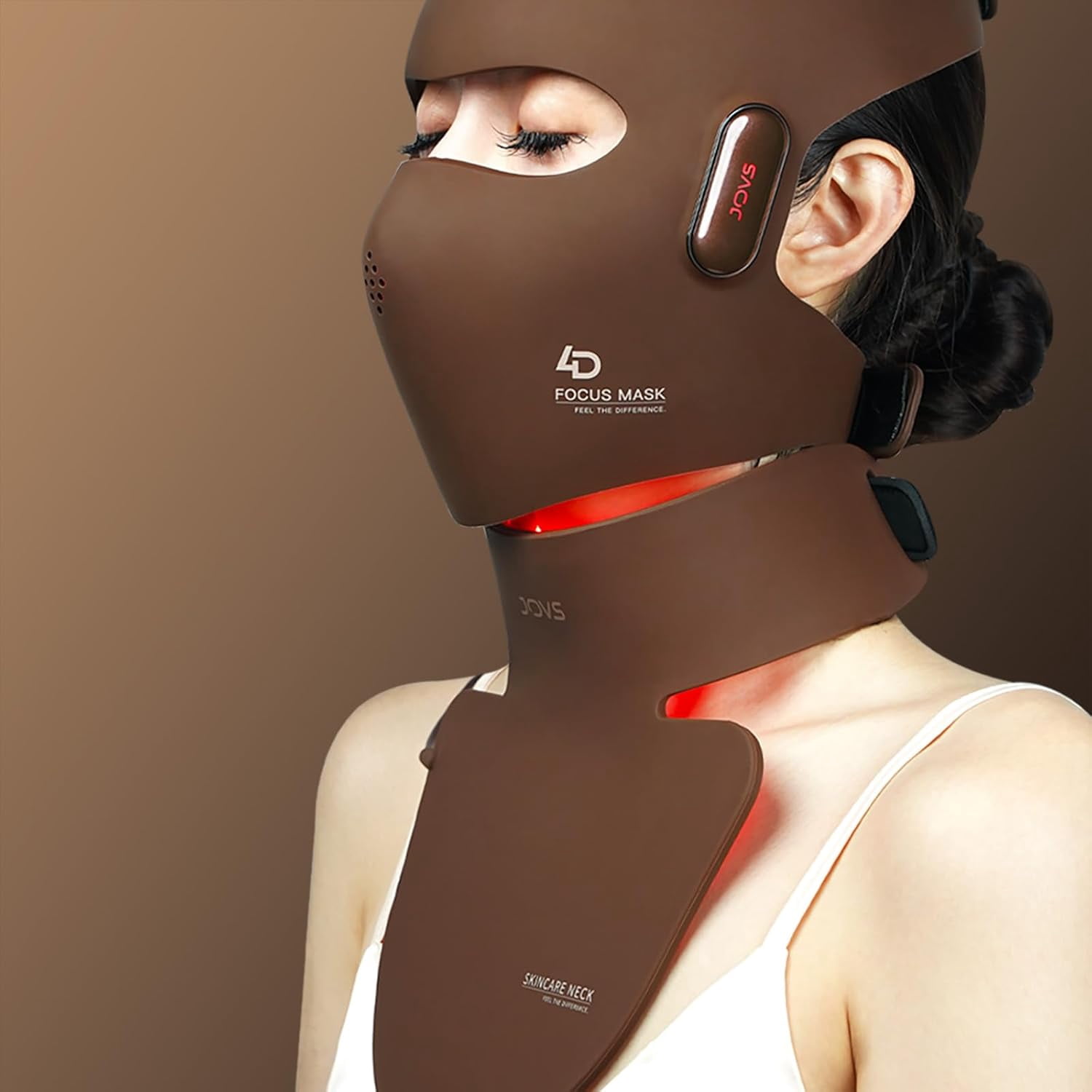 JOVS Red Light Therapy Neck Mask, Flexible & Wireless Design for Neck Care at Home