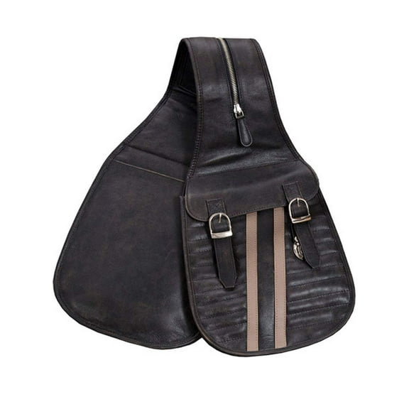 Scully Unisex Leather Holding Pouch Case Brown One Size