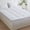 White, variant on Sonive Ultra Thick Mattress Topper Twin, Pillow-Top Box Quilted Pad with Premium 1000gsm Alternative Filling, White