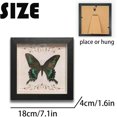 thumbnail image 2 of HUGFEGWE Butterfly Specimens in Shadow Box Butterflies Insect Specimen Real Butterfly Framed Home Decor Ornament for Wall Shelf Table Display Aesthetic Handmade Craft Gift CA919-133403, 2 of 7