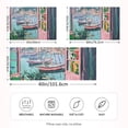 thumbnail image 2 of Yayeee Pillowcase Standard Size Set of 2 Satin Wrinkle Resistant Pillow Case, Pink Door, 2 of 7