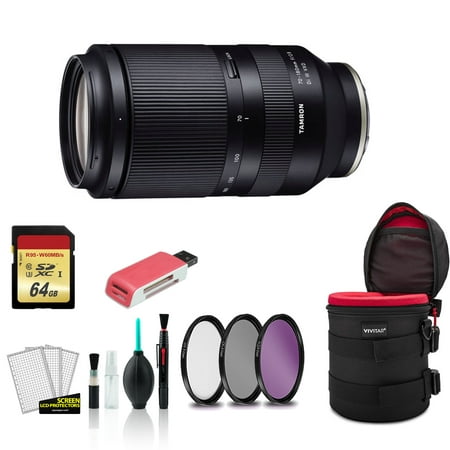 Image of Tamron 70-180mm Lens for Sony E - Kit with 64GB Memory Card + More