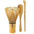 thumbnail image 1 of Matcha Whisk Set - Matcha Whisk, Traditional Scoop, Tea Spoon. Handmade From Natural Bamboo, 1 of 5
