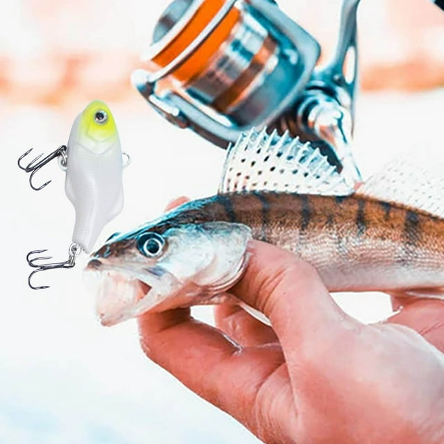 Lipless Crankbait – Unique Flat Back Design For Enhanced Vibration & Thud Sound Hooks for Trout Gear Pools for Men Deep Diver Trolling Trout Mini Glass Beads Rooster Tail Saltwater Tackle Boxes for