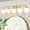 Gold, variant on Deyidn 3 Light Gold Bathroom Vanity Light with White Globe Glass Shade Modern Bathroom Wall E12 Bulb