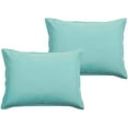 thumbnail image 4 of Sapphire Home Luxury 7 Piece Full/Queen Comforter Set with Shams Cushions, Unique Pinch Pleat Pintuck Style, All Season Comforter, Bed Cover Bed in a Bag, 21921, Queen, Aqua/Teal, 4 of 4