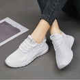 thumbnail image 6 of Domzle Wide Toe Box Shoes Women Extra Wide Width Sneakers Ultra Light Road Running Shoes Non-Slip Tennis Sneakers Breathable Walking Athletic White, 6 of 10