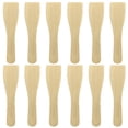thumbnail image 1 of 1 Set 20 Pcs Non-stick Wooden Spatulas Small Turners Cooking Shovels (Log Color), 1 of 7