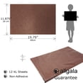 thumbnail image 2 of Allgala X-Large Glitter EVA Foam Sheets 12 Pack 12x16 inch 30x40cm Paper Sheets-Brown Color-for Arts Crafts Projects, Classrooms, DIY Projects, Back to School Suppliers, Art Class, 2 of 5