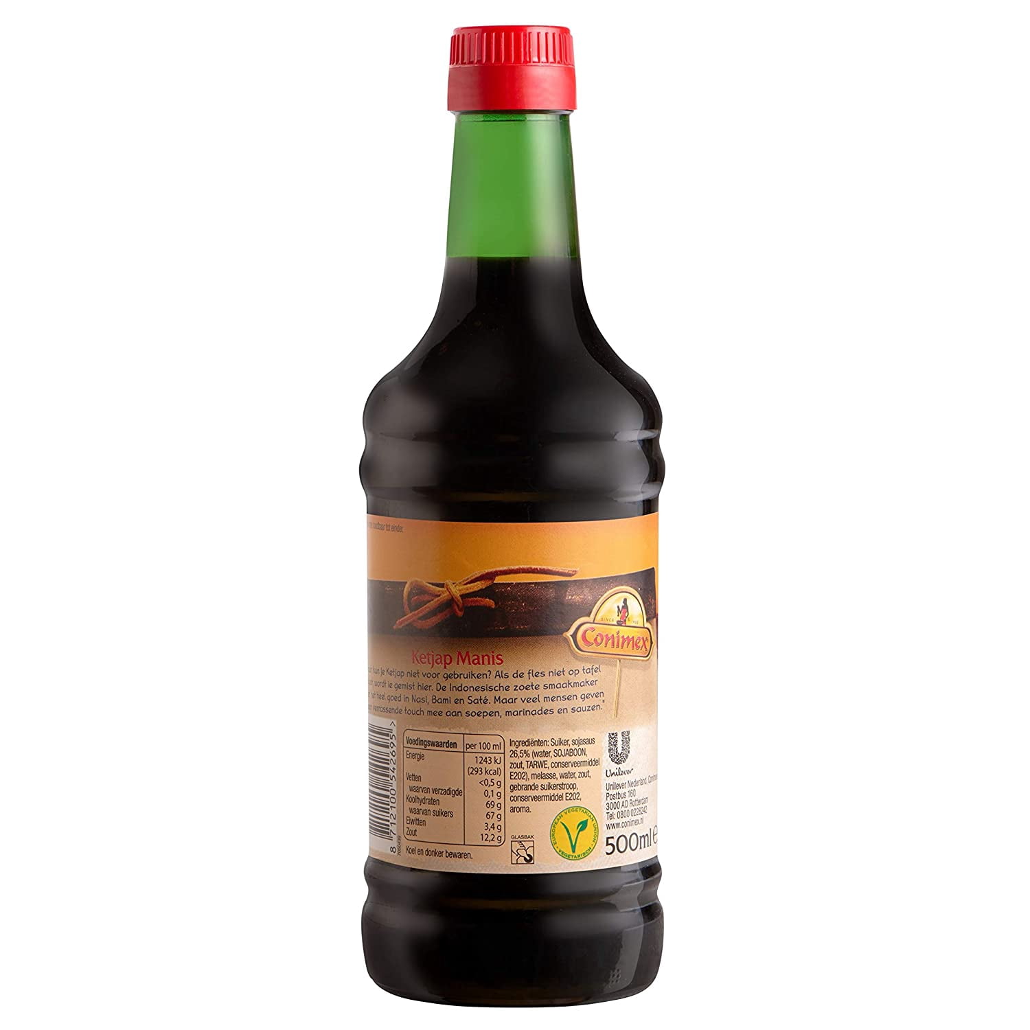 Conimex Ketjap Manis Indonesian Zoet/Sweet Soy Sauce 17 oz 490 ml