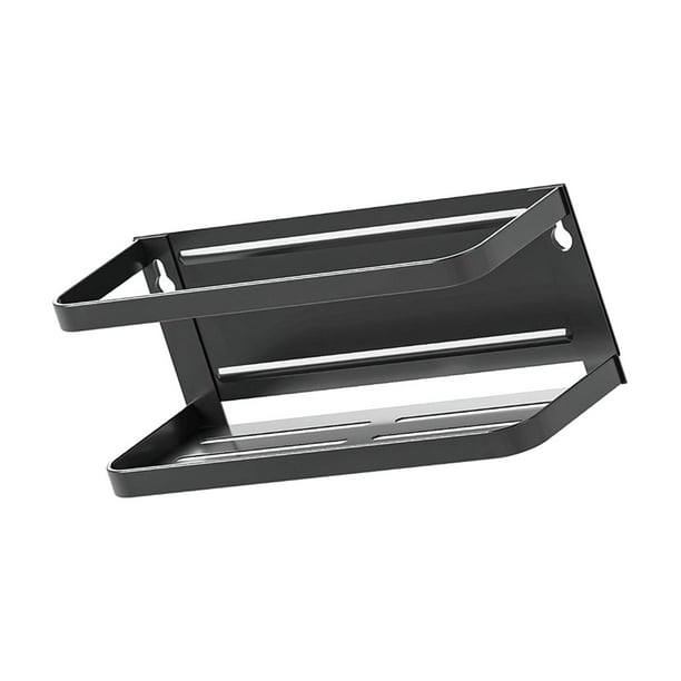 Estante para especias, organizador multifuncional de especias de cocina Punch para restaurante Negro