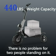 Mebike Dual Motor Electric Scooter for Adults ,53MPH &53 Miles Long Range ,72V 6000W E Scooter with Seat,11INCH Off-Road Tires,UL2272