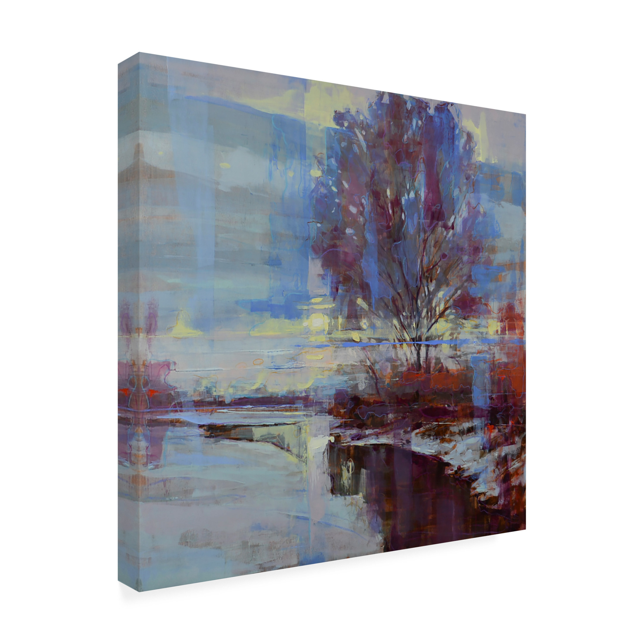 Trademark Fine Art James Ayers  A Winter's Glow Canvas Wall Art