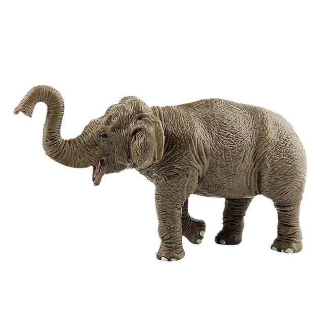 Jindong Children's Simulation Solid Elephant Static Model Male Asian Elephant Elephant Model Early Education Educational Toys