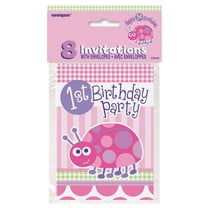 Unique Party Ladybird 1st Birthday Party Bags (Pack of 8)