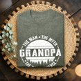 thumbnail image 4 of Jollimate The Man The Myth The Bad Influence Shirt, Funny Grandpa Shirt, Gift From Grandkids, 4 of 6