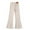White, variant on KYAIGUO Kids Teen Fall Spring Flare Pants Leggings for Girls Casual Ruffle Bottoms Tights Little Girls Bottoms High Waisted Long Pants Elastic Waist Baby Bell Bottoms,Size 4-14 Years