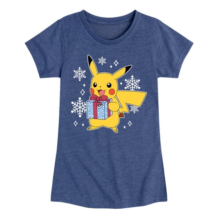 Pokémon – Pika Presents – Youth Girls Short Sleeve Graphic T-Shirt