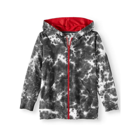- Tie Dye Full Zip Hoodie with Kangaroo Pockets (Little Boys, Big Boys, & Husky)