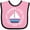 Pink and Black, variant on Inktastic My Grandpa Loves Me Grandson Sailboat Boys Baby Bib