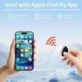 thumbnail image 4 of 2 Pack Bluetooth Tracker Tag, Air Tracker, Item Finder Works with Find My App, Smart Tag for Keys, Wallets, Luggage, Backpacks, Worldwide Tracking, 4 of 6