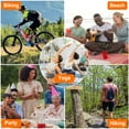 thumbnail image 7 of 16pcs Drawstring Backpack Polyester Sport Draw String Bag Cinch Sack, Black, 7 of 7