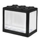 thumbnail image 2 of 2xMini Fish Tank LED Light Clear Adorno Acuario Oficina Escritorio Decoración Negro Yinane Tanque de acuario de escritorio, 2 of 8