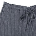thumbnail image 2 of Time and Tru Women's High Rise Wide Leg Crop Linen Pants, 2 of 3