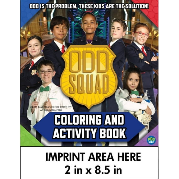 Odd Squad Imprint Coloring Book (25 Copies) (8.5x11)
