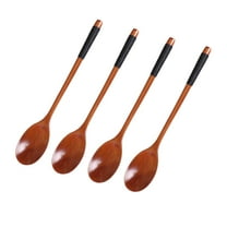 NIAIZEK Wooden Handle Stirring Spoon Set for Kitchen Cooking, Home, Restaurants, and