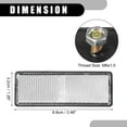thumbnail image 4 of Reflector universal de 4 piezas de 3,46 "x 1,26" - Reflector rectangular de seguridad para motocicleta y bicicleta que aumenta la visibilidad y la seguridad en la carretera - Plástico blanco, 4 of 8
