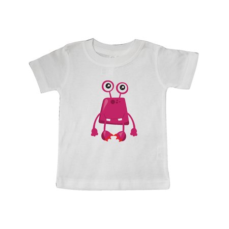 

Inktastic Cute Monster Smiling Monster Pink Monster Gift Baby Boy or Baby Girl T-Shirt