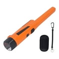 thumbnail image 2 of Metal Detector, Portable Anti Slip High Sensitivity LED Light IP66 Handheld Pin Pointer Wand  for Security Check Orange, 2 of 7