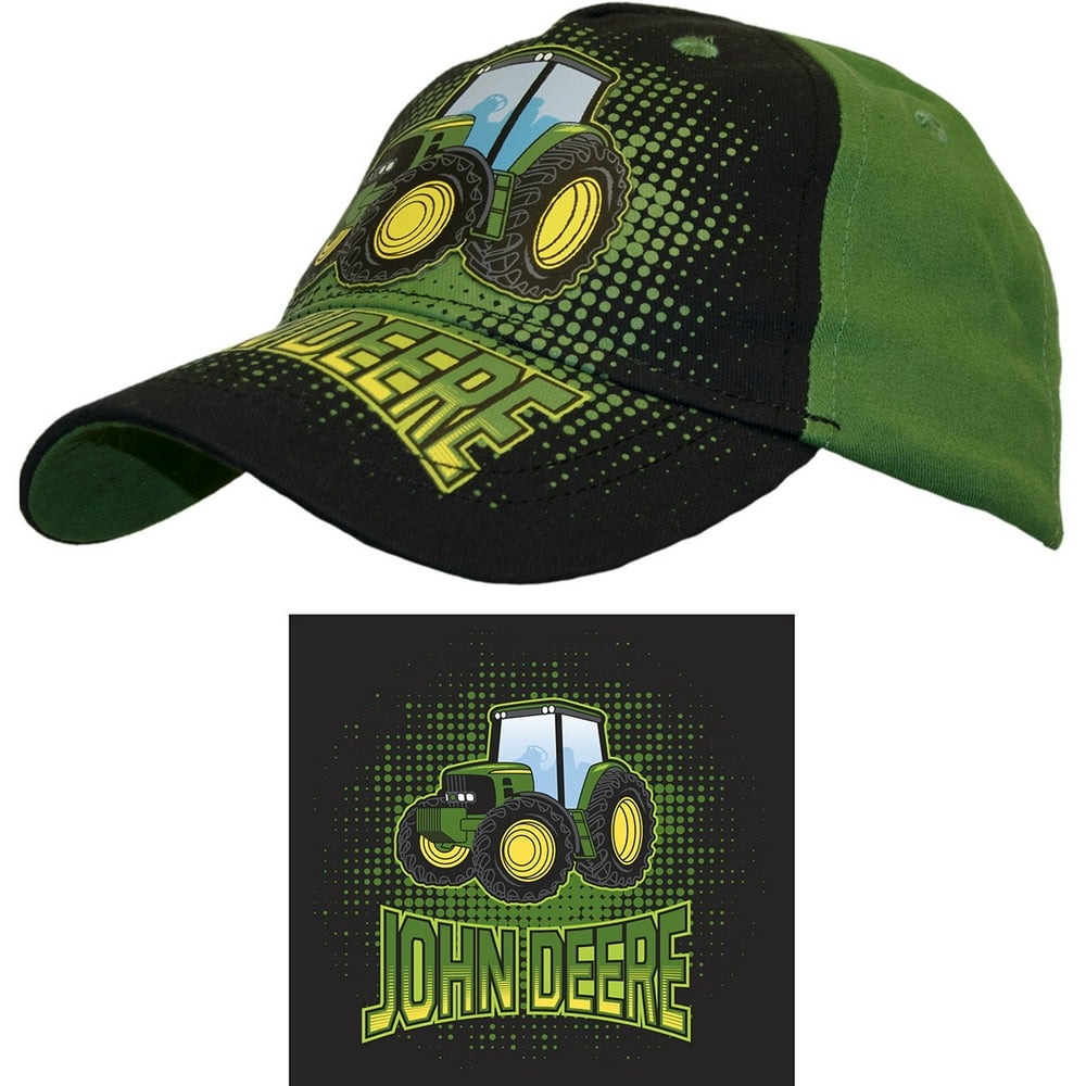 John Deere Black/Green Toddler Tractor Hat/Cap LP70105