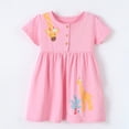 thumbnail image 6 of Glisme Girls Dress Sleeveless O Neck Dresses Cartoon Prints Adorable Toddler Daily Wear 2-3 Years Red, 6 of 9
