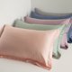 thumbnail image 4 of Nvzi 4 fundas de almohada de color liso de 40 cm. Clásicas y atemporales, fundas de almohada sencillas de color puro que combinan con cualquier cama. 48 x 74 cm (gris plateado)., 4 of 5