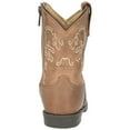 thumbnail image 4 of SMOKY MOUNTAIN BOOTS Toddler Girls' Hopalong Western Boots, Color: Brown Waxed Distress, Size: 3, Width: R, 4 of 7