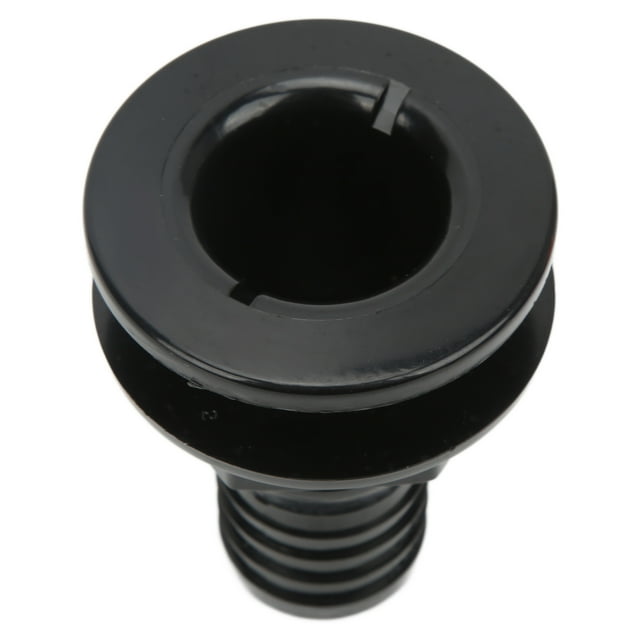 Boats Thru Hull Fitting, Durable Thru Hull Hose Connection Impact Resistant For Marines Black