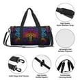 thumbnail image 4 of Fuzoiu Indian Mandalas Dragonfly Print Travel Bag, Large Capacity Travel Bag, Sports Gym Bag, Travel Duffel Bag, Weekender Overnight Bag for Women and Man, 4 of 6