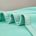 thumbnail image 4 of JML Soft Fleece Bed Blanket with Satin Trim, Twin 60"x80", Teal, 4 of 5