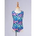 thumbnail image 6 of iiniim Kids Girls Printed Sleeveless Ballet Dance Costume Gymnastics Leotard Athletic Activewear 4-16 Colorful Leopard 16, 6 of 7