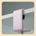 thumbnail image 5 of New Desk Clamp Hook, Headphone Holder Iron Double Hooks Under Desk Clamp, Mount Adjustable Thickness Bag Holder for Bathroom Kitchen (Pink) by Ciozy, 5 of 5