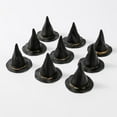 thumbnail image 3 of 12Pcs Plastic Witch Hats Mini Halloween Witch Hats Wizard Hat for DIY Crafts Bottle Toppers Halloween Party Supplies, 3 of 8