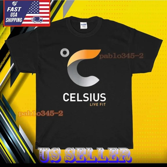 RETRO NEW SHIRT CELSIUS ENERGY DRINK LOGO T-SHIRT UNISEX FUNNY AMERICAN USA SIZE S-5XL