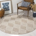 thumbnail image 2 of SAFAVIEH Montauk Caleb Geometric Diamond Cotton Area Rug, Beige, 6' x 9', 2 of 9