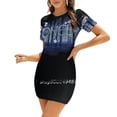 thumbnail image 1 of Robe Évasée à Encolure Carrée Élégante Mode Féminine Imprimée, 1 of 5