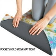 thumbnail image 3 of Light Pioneer Flower Pattern Hot Yoga Mat Towel Non Slip for Hot Yoga - Quick-Drying Yoga Mat Cover with 4 Corner Pockets with Travel Bag - Hot Yoga Towel Non Slip Grip Moisture Wicking Sweat 70"x26", 3 of 6